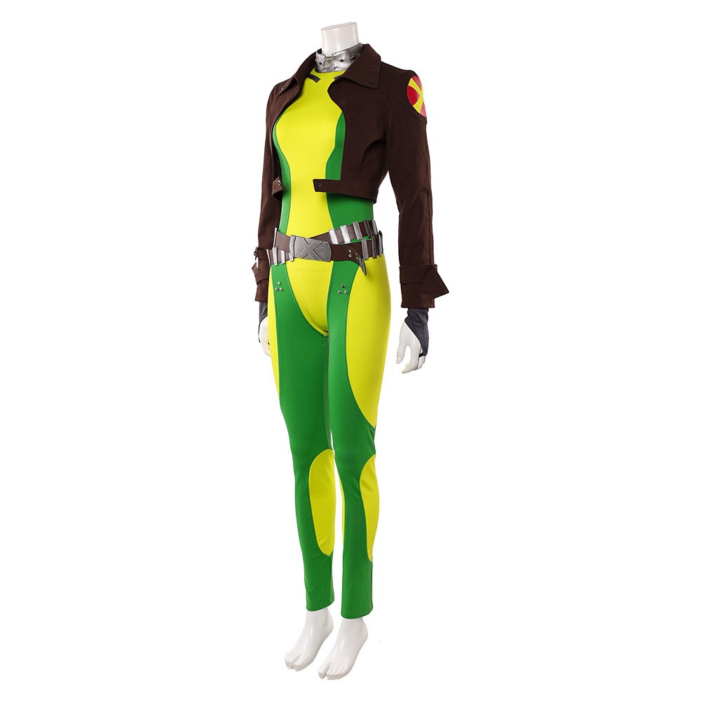 Rivals Rogue Women Green Cosplay Costume Halloween Carnival Outfit