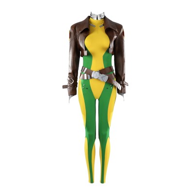 Rivals Rogue Women Green Cosplay Costume Halloween Carnival Outfit