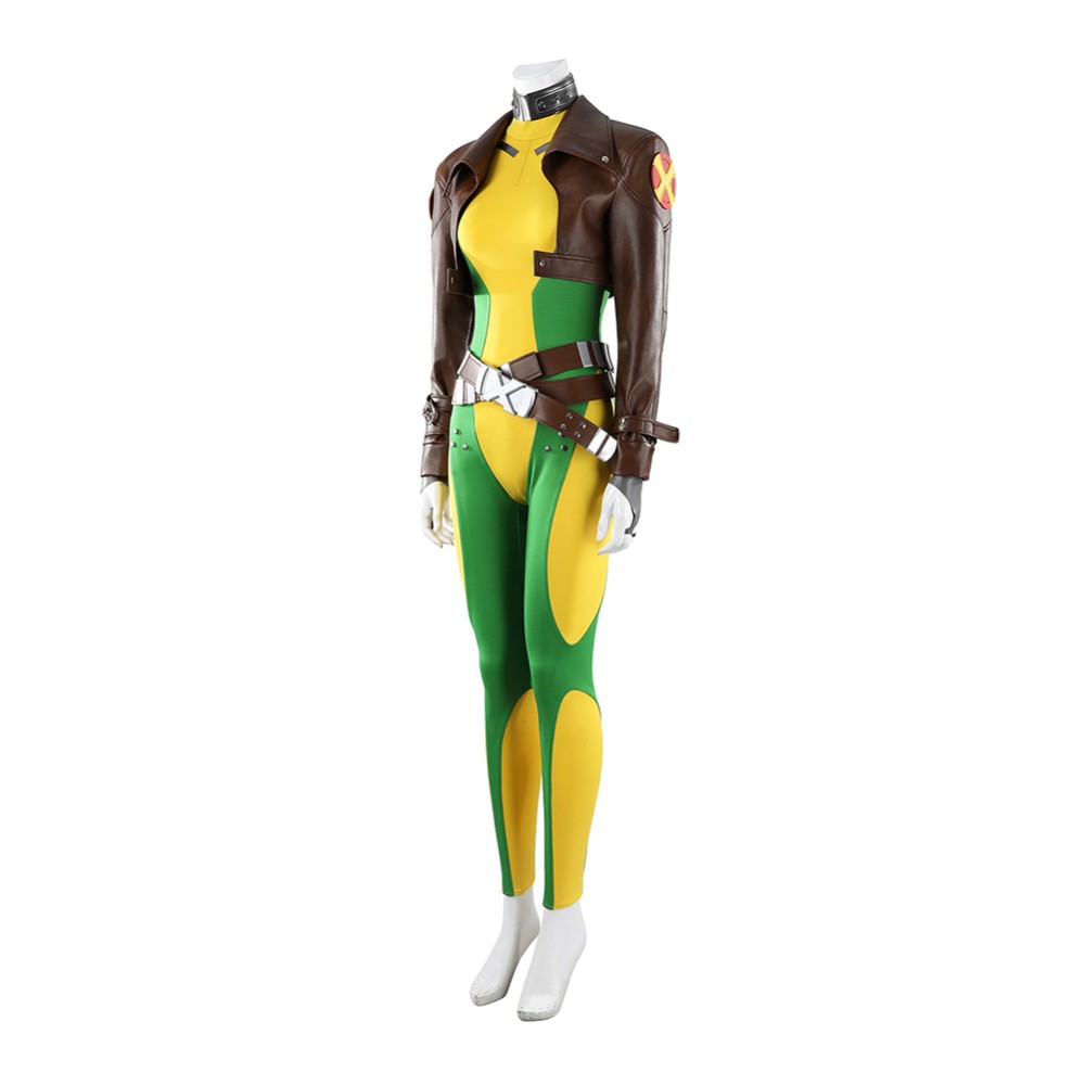 Rivals Rogue Women Green Cosplay Costume Halloween Carnival Outfit