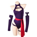 Rivals Psylocke Women Purple Lingerie Cosplay Costume Halloween Carnival Outfit