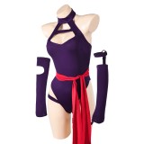 Rivals Psylocke Women Purple Lingerie Cosplay Costume Halloween Carnival Outfit