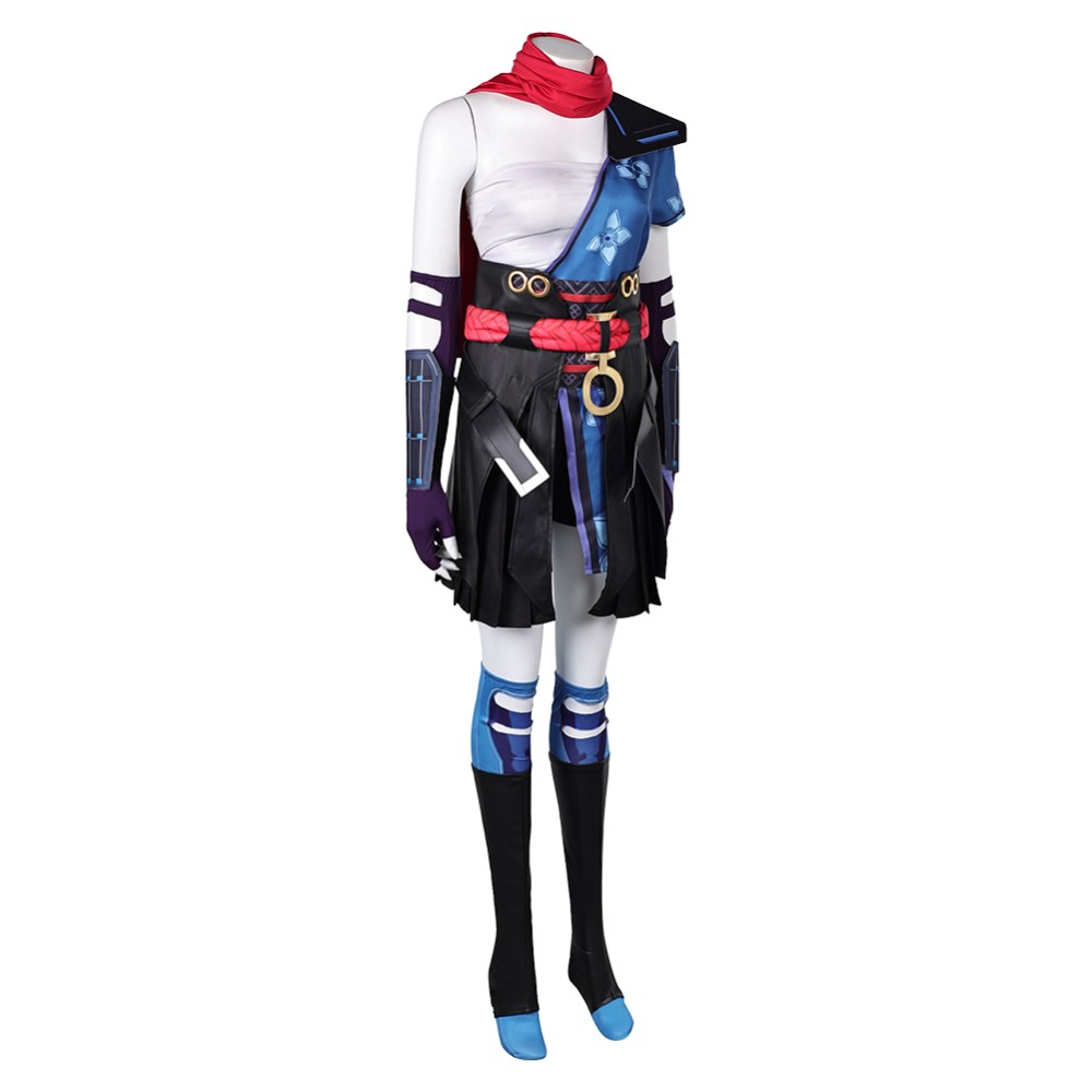 Rivals Psylocke Women Blue Dress Cosplay Costume Halloween Carnival Outfit