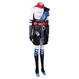 Rivals Psylocke Women Blue Dress Cosplay Costume Halloween Carnival Outfit
