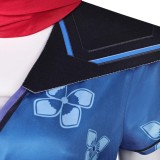 Rivals Psylocke Women Blue Dress Cosplay Costume Halloween Carnival Outfit