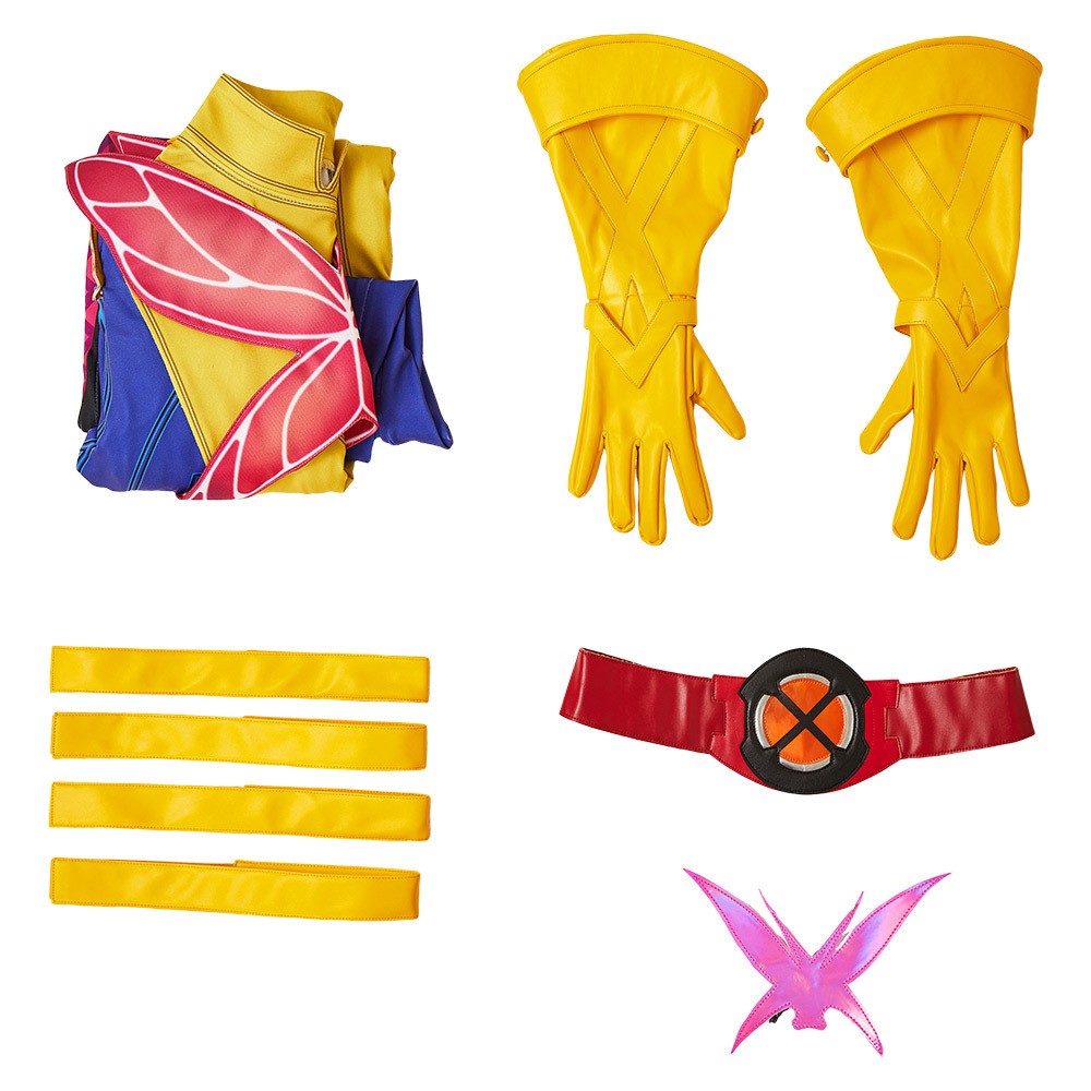 Rivals Psylocke Retro X-Unifrom Femme Combinaison Costume de Fête Cosplay Halloween Carnaval