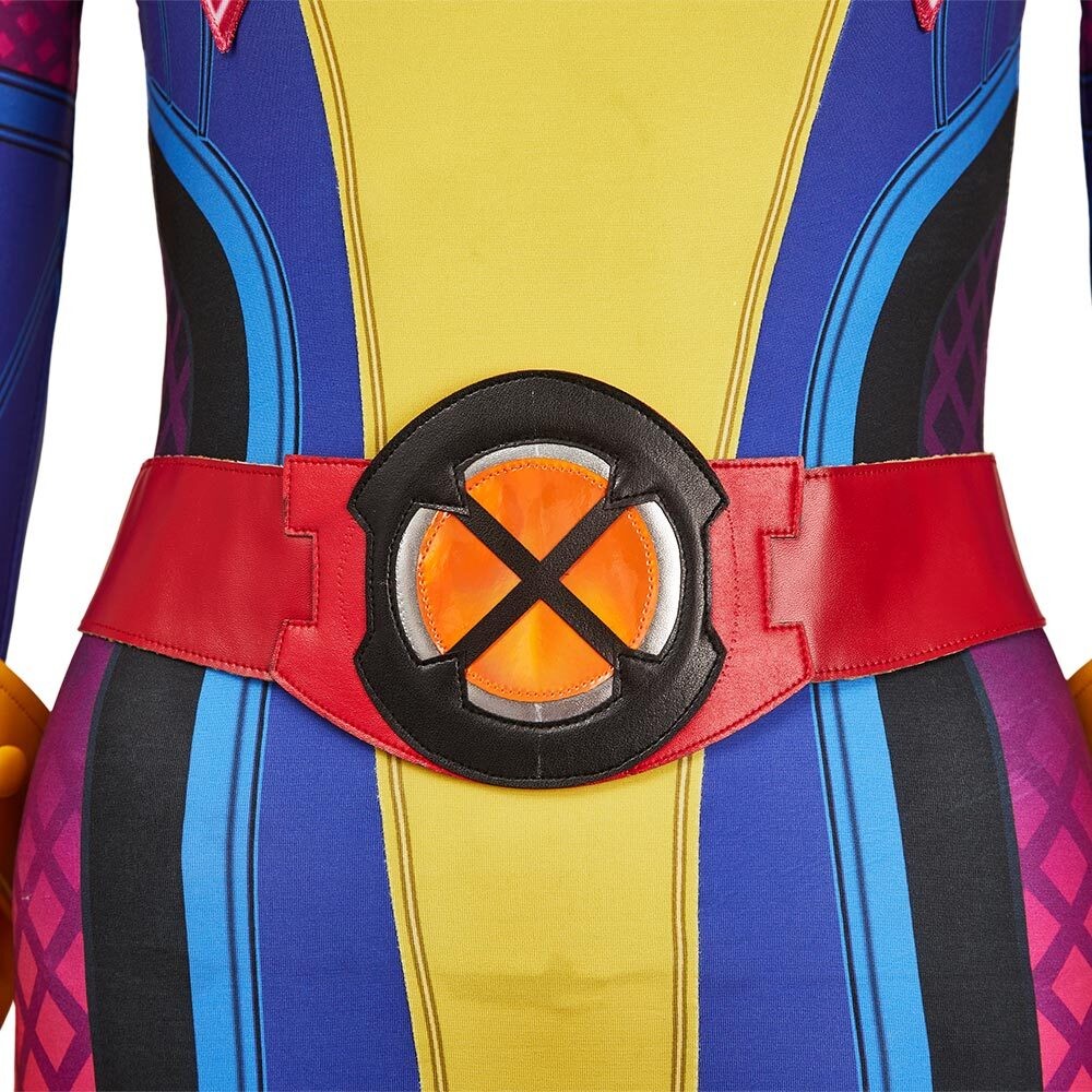 Rivals Psylocke Retro X-Unifrom Femme Combinaison Costume de Fête Cosplay Halloween Carnaval