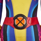 Rivals Psylocke Retro X-Unifrom Femme Combinaison Costume de Fête Cosplay Halloween Carnaval