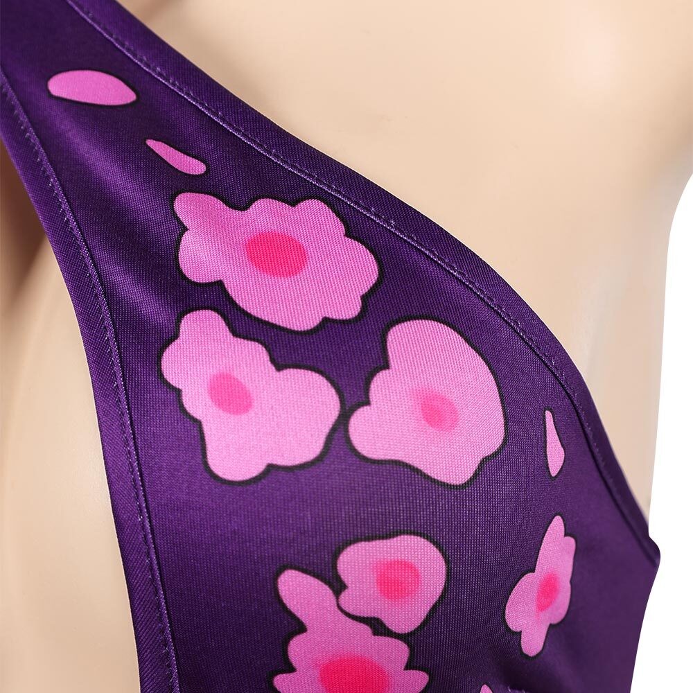 Rivals Psylocke Purple Sakura 1Pcs Swimsuits Cosplay Costume Halloween Carnival Outfit