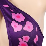 Rivals Psylocke Purple Sakura 1Pcs Swimsuits Cosplay Costume Halloween Carnival Outfit