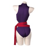 Rivals Psylocke Inspired One Piece Swimsuit Cosplay Costume Halloween Carnival Outfit