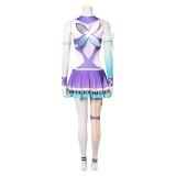 Rivals Psylocke Chouko Takahashi : Le Costume de Cosplay Femme Prodigy Violet pour Halloween et Carnaval