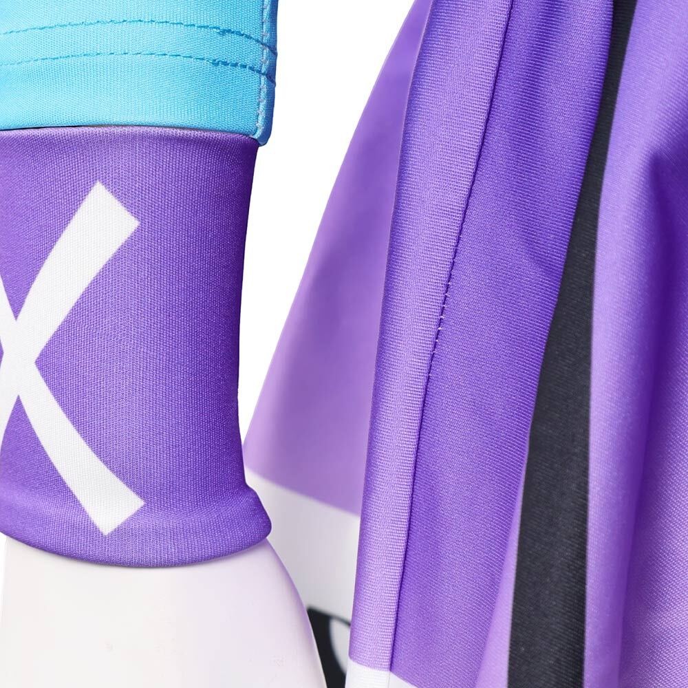 Rivals Psylocke Chouko Takahashi : Le Costume de Cosplay Femme Prodigy Violet pour Halloween et Carnaval