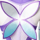 Rivals Psylocke Chouko Takahashi : Le Costume de Cosplay Femme Prodigy Violet pour Halloween et Carnaval