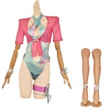 Rivals Psylocke Breezy Butterfly Swimsuit Set Party Cosplay Costume Halloween Carnival
