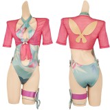 Rivals Psylocke Breezy Butterfly Swimsuit Set Party Cosplay Costume Halloween Carnival