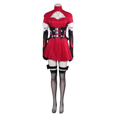 Rivals Psylocke Blood Kariudo Skin Costume de Cosplay pour Halloween et Carnaval