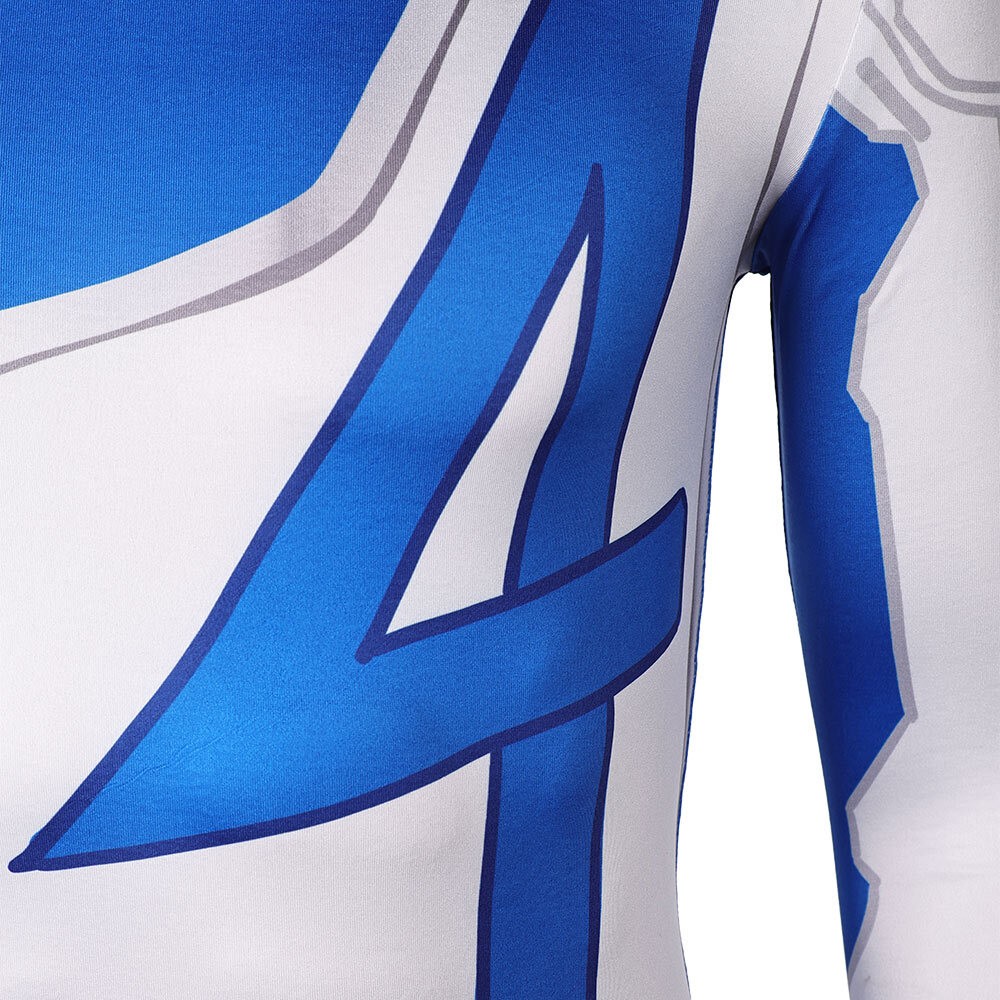Rivals Mr.Fantastc Reed Richards Jumpsuit Cosplay Costume Halloween Carnival Outfit