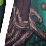 Rivals Mantis Femmes Vert Combinaison Costume Cosplay Halloween Carnaval Tenue