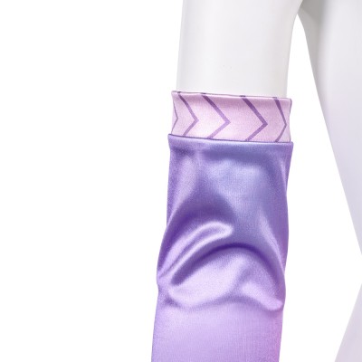 Costume de cosplay pour femmes Luna Rivals violet, tenue de carnaval d'Halloween
