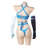 Rivals Luna Snow Women Sexy Straps Lingerie Cosplay Costume Halloween Carnival Outfit