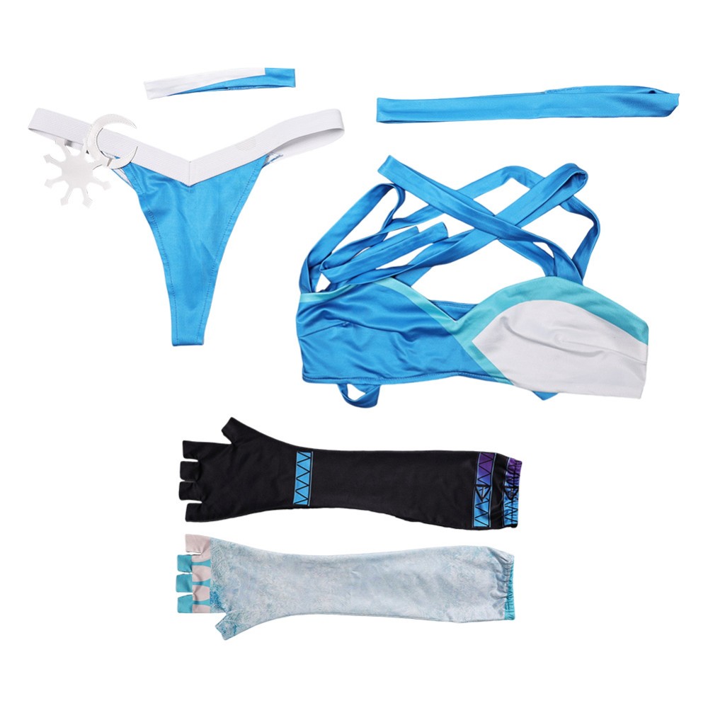 Rivals Luna Snow Women Sexy Straps Lingerie Cosplay Costume Halloween Carnival Outfit