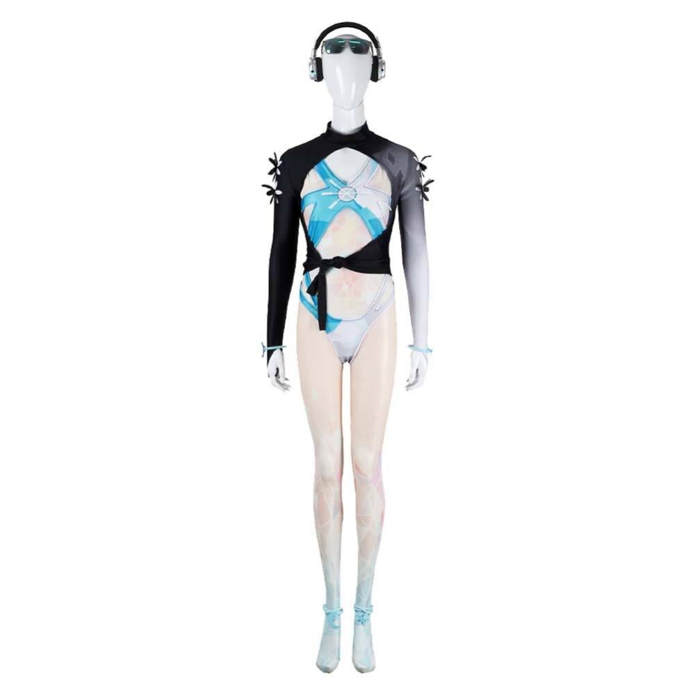 Rivals Luna Snow Cool Sunmer Skin Fullset Party Cosplay Costume Halloween Carnival Outfit