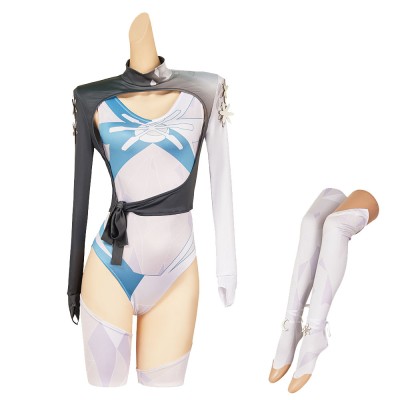 Rivals Luna Snow Cool Summer Swimsuit Set Party Cosplay Costume Halloween Carnival