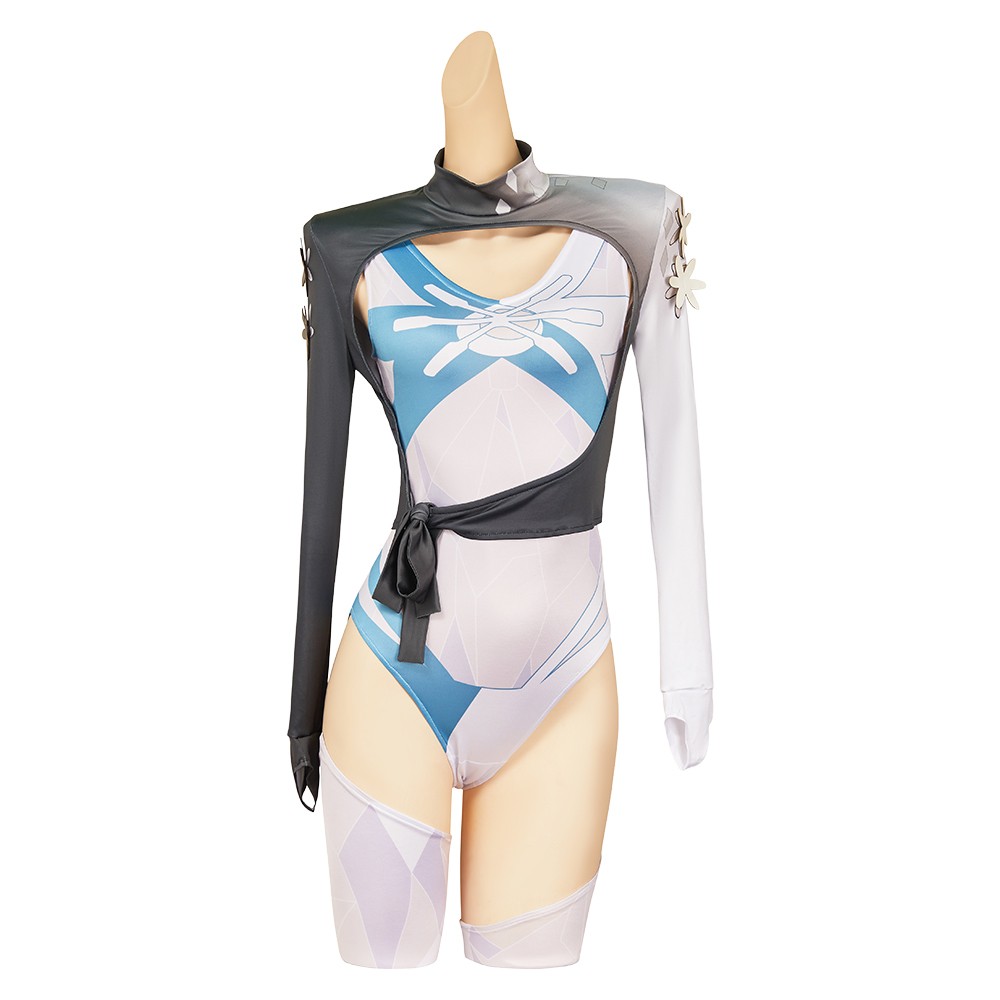 Rivals Luna Snow Cool Summer Swimsuit Set Party Cosplay Costume Halloween Carnival
