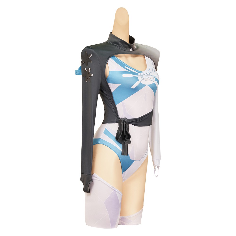 Rivals Luna Snow Cool Summer Swimsuit Set Party Cosplay Costume Halloween Carnival