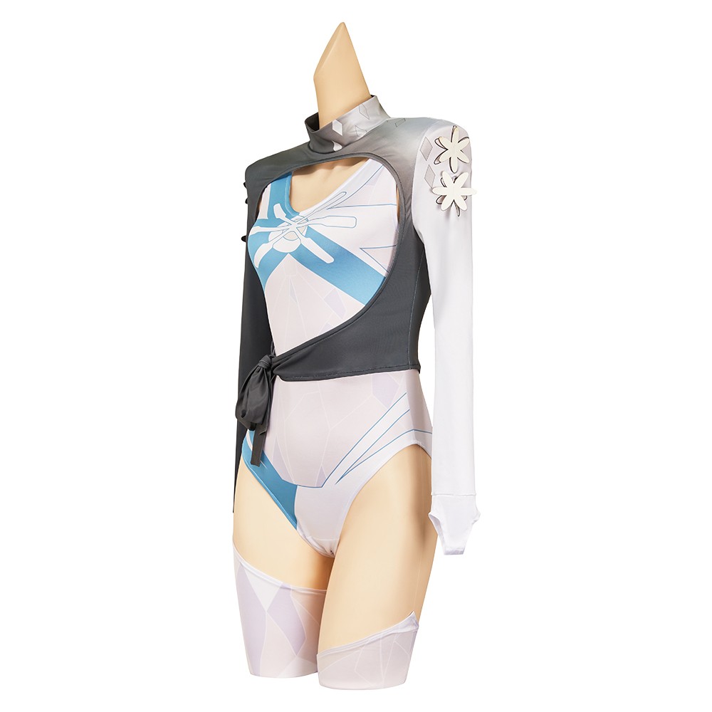 Rivals Luna Snow Cool Summer Swimsuit Set Party Cosplay Costume Halloween Carnival