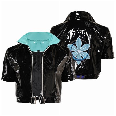 Rivals Luna Snow Veste Noire Costume Cosplay Halloween Carnaval