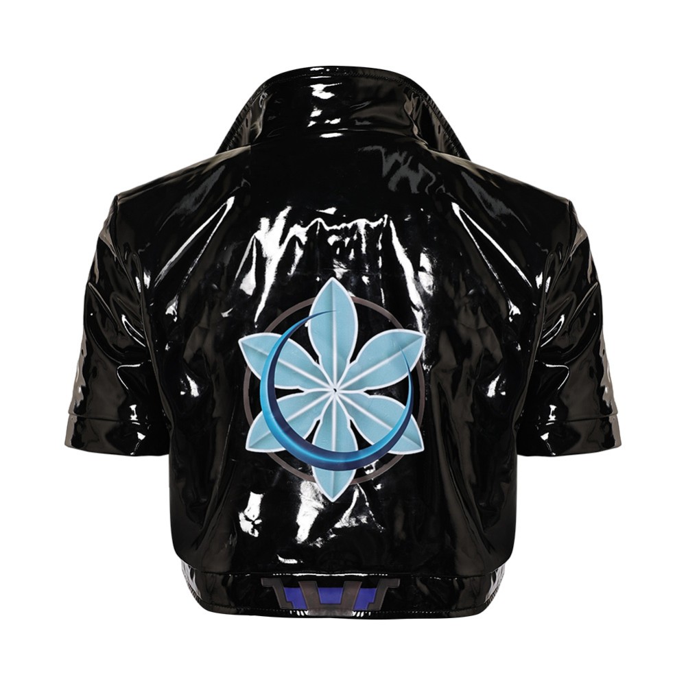 Rivals Luna Snow Veste Noire Costume Cosplay Halloween Carnaval