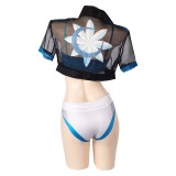 Rivals Luna Snow 2Pcs Maillot de bain Costume Cosplay Halloween Carnaval Tenue