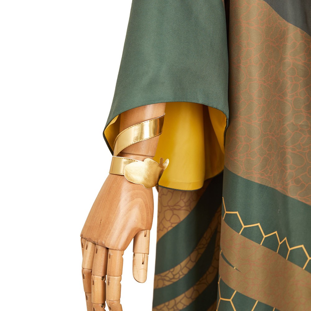 Rivals Loki Robe de Détente Ensemble de Robe et Pantalon Costume de Cosplay de Fête Halloween Carnaval