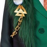 Rivals Loki Presidential Attire Green Cosplay Costume Halloween Carnival Outfit