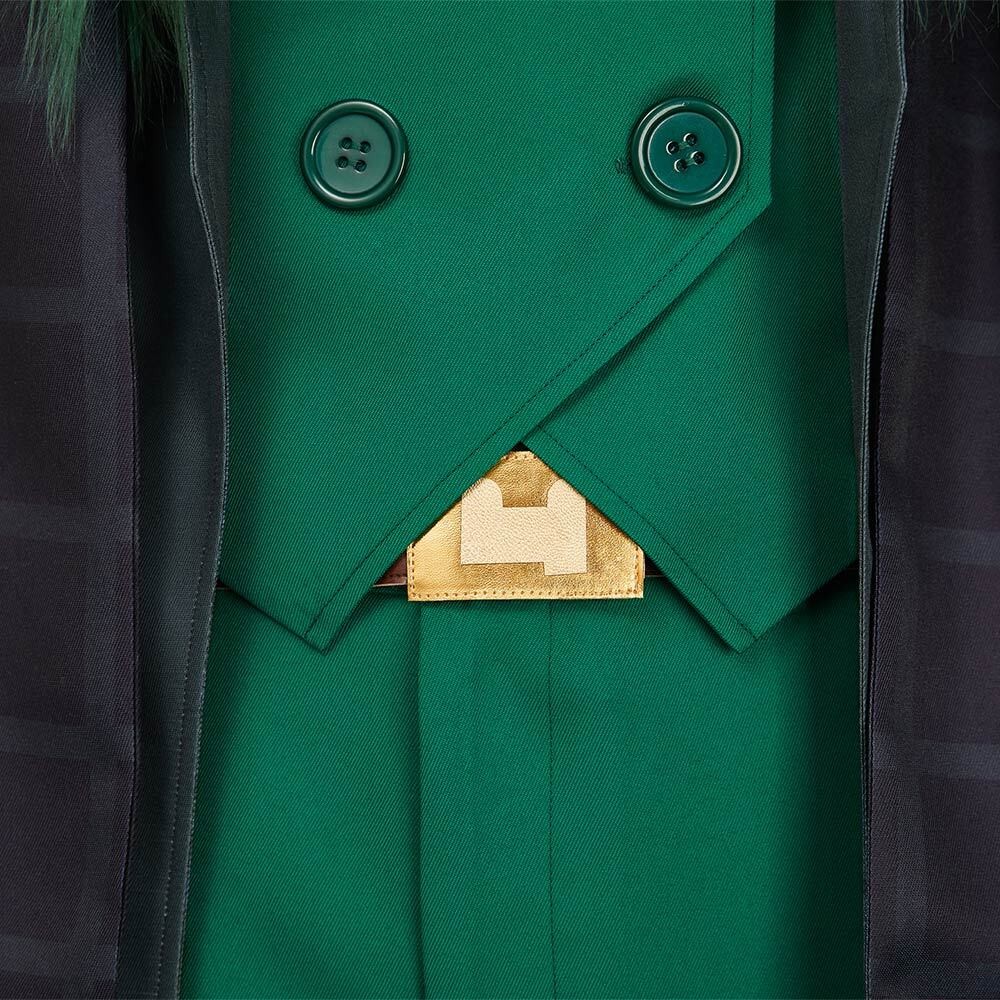 Rivals Loki Presidential Attire Green Cosplay Costume Halloween Carnival Outfit
