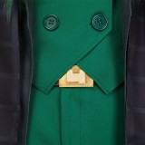 Rivals Loki Presidential Attire Green Cosplay Costume Halloween Carnival Outfit