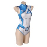 Rivals Invisible Woman Sue Storm One-piece Swimsuit Cosplay Costume Halloween Carnival Outfit
