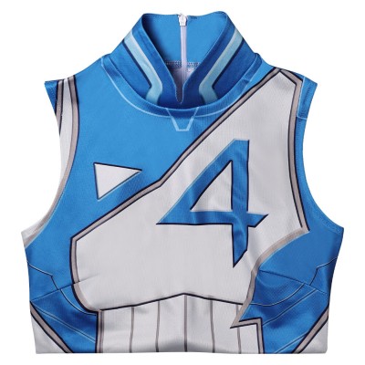 Rivals Invisible Woman Sue Storm One-piece Swimsuit Cosplay Costume Halloween Carnival Outfit