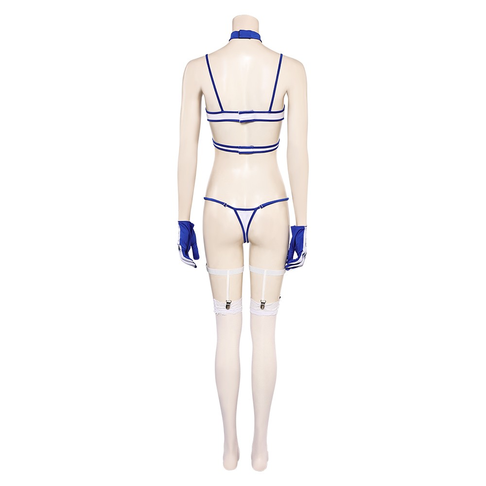 Rivals Invisible Woman Sue Storm Costume de Cosplay Sexy en Bikini pour Halloween et Carnaval
