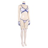 Rivals Invisible Woman Sue Storm Costume de Cosplay Sexy en Bikini pour Halloween et Carnaval