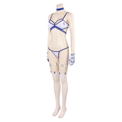 Rivals Invisible Woman Sue Storm Costume de Cosplay Sexy en Bikini pour Halloween et Carnaval