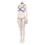 Rivals Invisible Woman Sue Storm Costume de Cosplay Sexy en Bikini pour Halloween et Carnaval