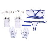 Rivals Invisible Woman Sue Storm Costume de Cosplay Sexy en Bikini pour Halloween et Carnaval