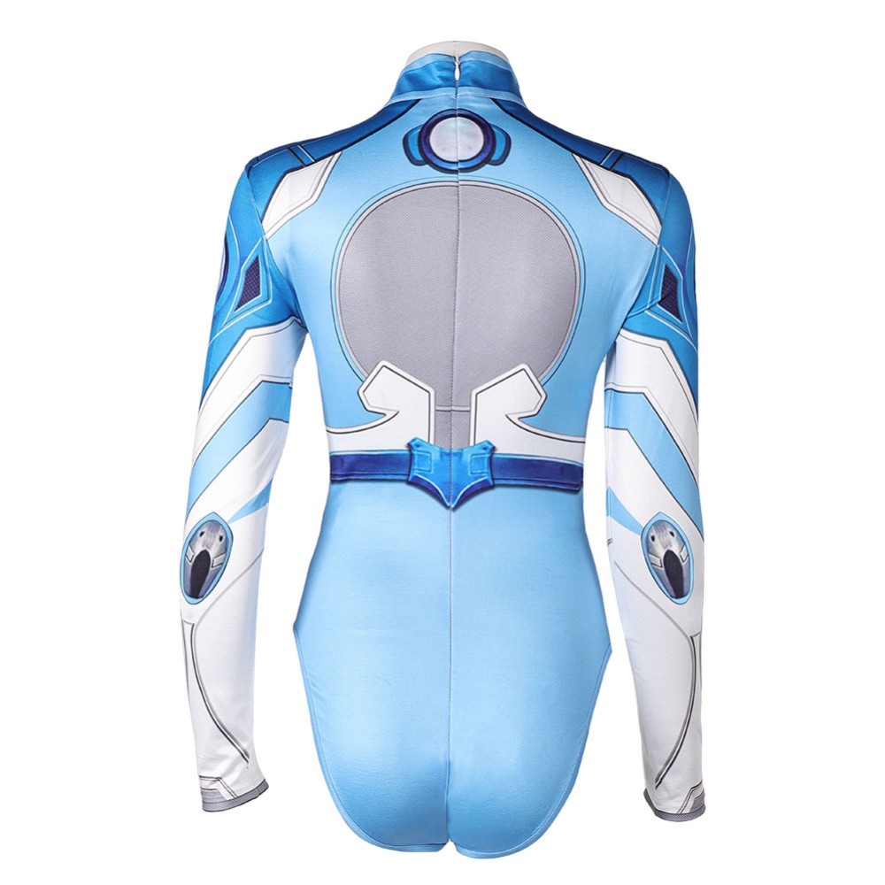 Rivals Invisible Woman Maillot de bain One Piece Ver.2 Costume de cosplay Tenue de Halloween Carnaval