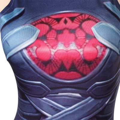 Rivals Invisible Woman Malice One Piece Swimsuit Cosplay Costume Halloween Carnival Outfit