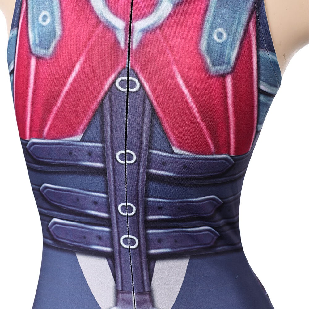 Rivals Invisible Woman Malice One Piece Swimsuit Cosplay Costume Halloween Carnival Outfit