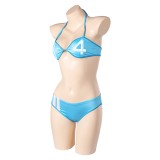 Rivals Invicible Woman Sue Storm Femme Bikini Maillot de Bain Costume Cosplay Halloween Carnaval Tenue