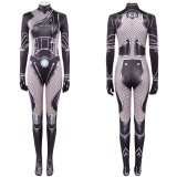 Rivals Invicible Woman Black Jumpsuit Party Cosplay Costume Halloween Carnival