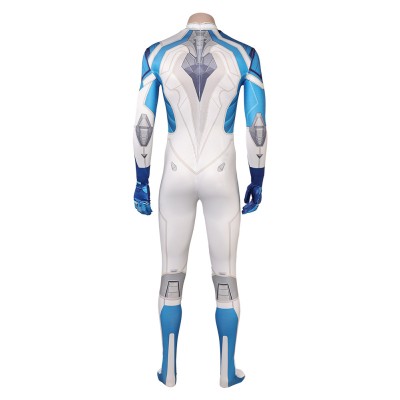 Rivals Human Torch Jonny Storm Costume de Cosplay Jumpsuit Tenue d'Halloween Carnaval